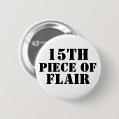 15e stuk Flair Ronde Button 5,7 Cm (Voorkant /achterkant)