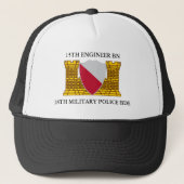 15E TECHNISCHE BATTALION 18E MILITAIR BELEID TRUCKER PET (Voorkant)