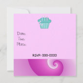 15e uitnodiging van de Birthday Party (Achterkant)