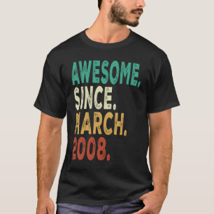 15e verjaardag 15 jaar oud Geweldige sinds 20 maar T-shirt