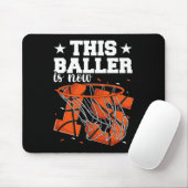 15e verjaardag Basketbal Boys Muismat (Met muis)