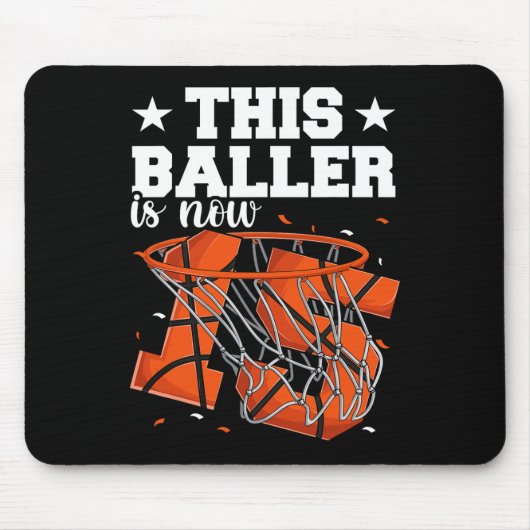 15e verjaardag Basketbal Boys Muismat (Voorkant)
