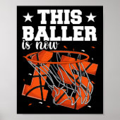 15e verjaardag Basketbal Boys Poster (Voorkant)