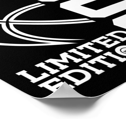 15e verjaardag Basketbal Limited Edition 2008 1 Poster (Hoek)