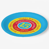 15e verjaardag Borden op jaarbasis Papieren Bordje (Gekanteld)