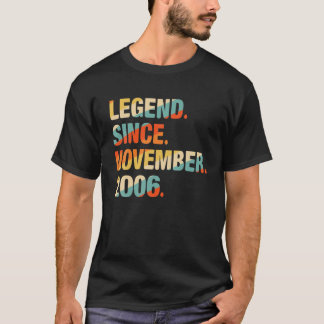 15e verjaardag cadeau 15 jaar oud legende sinds no t-shirt