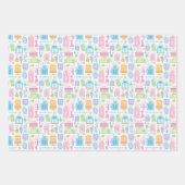 15e verjaardag Cadeaus van de pastroze roze roze r Inpakpapier Vel (Voorkant 3)