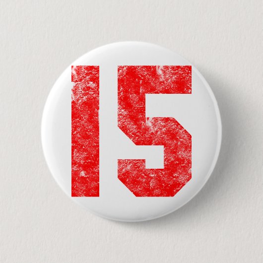 15e verjaardag cadeautjes ronde button 5,7 cm (Voorkant)