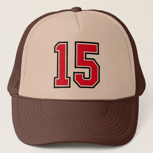 15e verjaardag Classic Trucker Hat Pet (Voorkant)