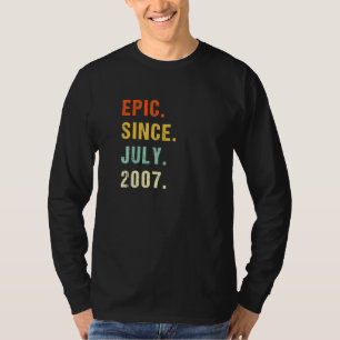 15e verjaardag Epic sinds juli 2007 15 jaar oud Re T-shirt