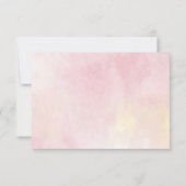 15e verjaardag Floral Pink Quinceanera Botanisch Kaart (Achterkant)