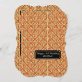 15e verjaardag Glam Grote Gatsby-stijl Kaart (Voorkant / Achterkant)