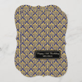 15e verjaardag Glam Grote Gatsby-stijl Kaart (Voorkant / Achterkant)