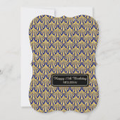 15e verjaardag Glam Grote Gatsby-stijl Kaart (Voorkant)