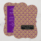 15e verjaardag Glam Grote Gatsby-stijl Kaart (Voorkant / Achterkant)