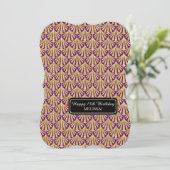 15e verjaardag Glam Grote Gatsby-stijl Kaart (Staand voorkant)