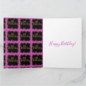 15e verjaardag kaart (Binnen)