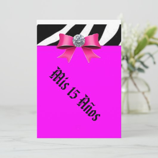 15e verjaardag kaart (Staand voorkant)