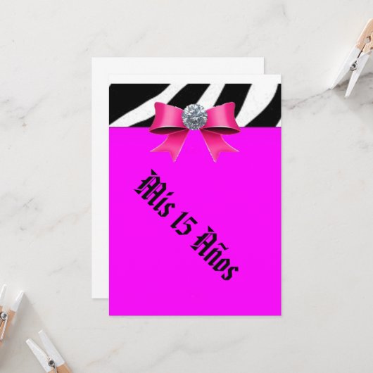 15e verjaardag kaart (Voorkant / Achterkant in situ)