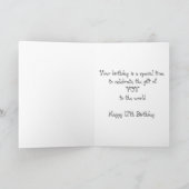 15e verjaardag Kaart (Binnen)