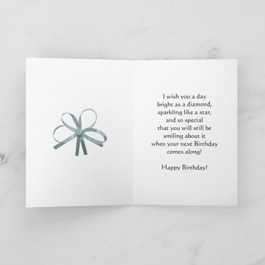 15e verjaardag met een scrapbook-effect kaart (Binnen)