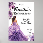 15e verjaardag Quinceanera Poster (Voorkant)
