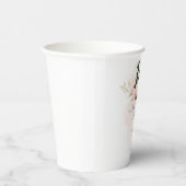 15e verjaardag Rustic Floral Custom Quinceanera Papieren Bekers (Rechts)