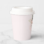 15e verjaardag Rustic Floral Quinceanera - Aangepa Papieren Bekers (Rechts)