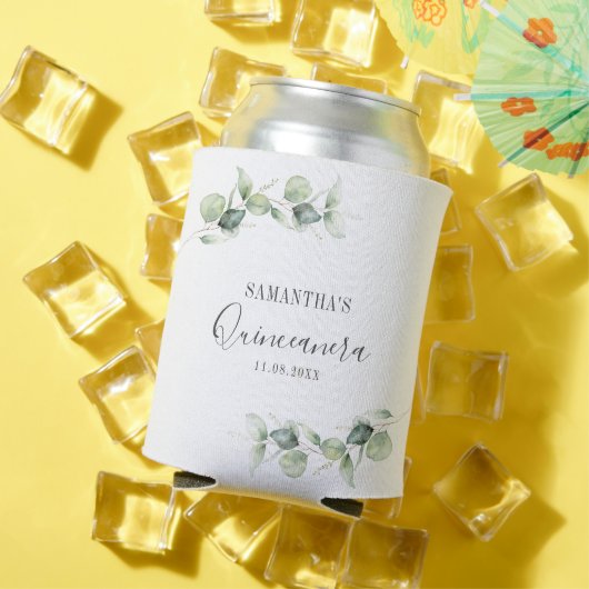 15e verjaardag van de Eucalyptus Greenery Quincean Blikjeskoeler (Insitu Zomer)