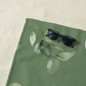 15e verjaardag van de Eucalyptus Greenery Quincean Strandlaken (In situ)