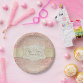 15e verjaardag van de  Franse Regency Lace Papieren Bordje (Feest)