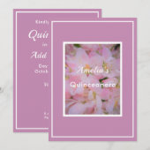 15e verjaardag van de geboorte Quinceañera cherry  Kaart (Voorkant / Achterkant)