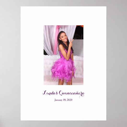 15e verjaardag van Quinceañera Poster (Voorkant)