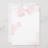 15e verjaardag van Quinceanera Rustic Floral Kaart (Achterkant)