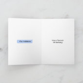 15e verjaardag voeg naam toe gepersonaliseerd comp kaart (Binnen)