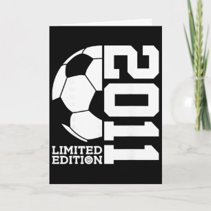15e Verjaardag Voetbal Limited Edition 2011 Kaart