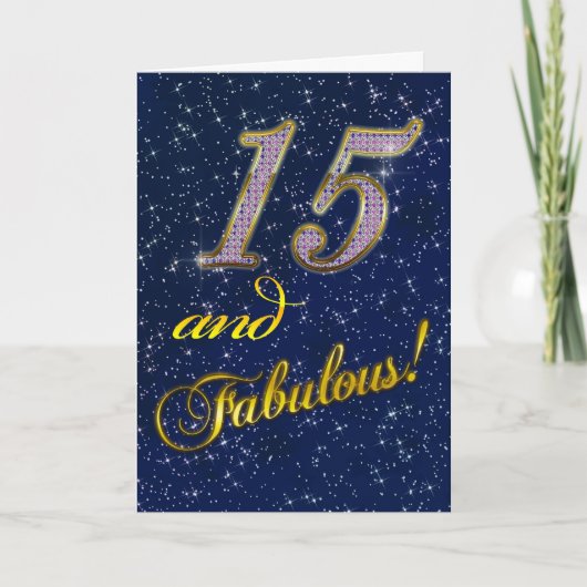 15e verjaardagsfeestje Uitnodiging (Voorkant)