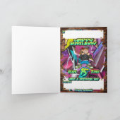 15e verjaardagskaart kaart (Binnen)