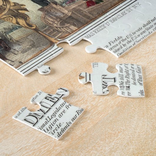 15e wijziging Abraham Lincoln Puzzle Legpuzzel (Zijkant)