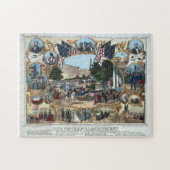 15e wijziging Abraham Lincoln Puzzle Legpuzzel (Horizontaal)