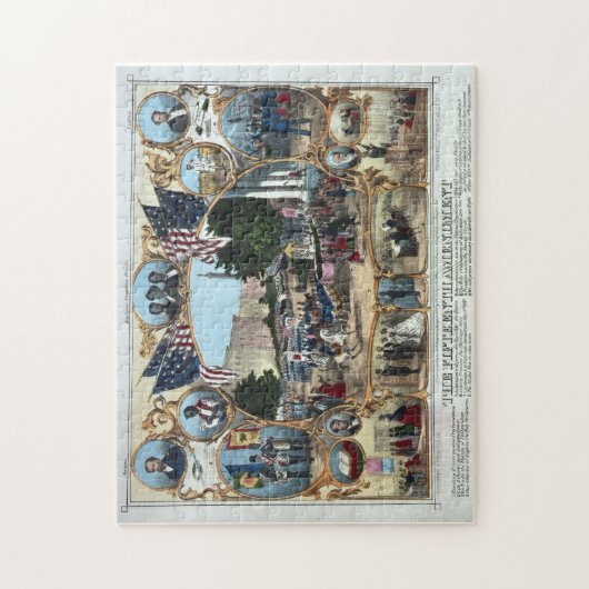 15e wijziging Abraham Lincoln Puzzle Legpuzzel (Verticaal)