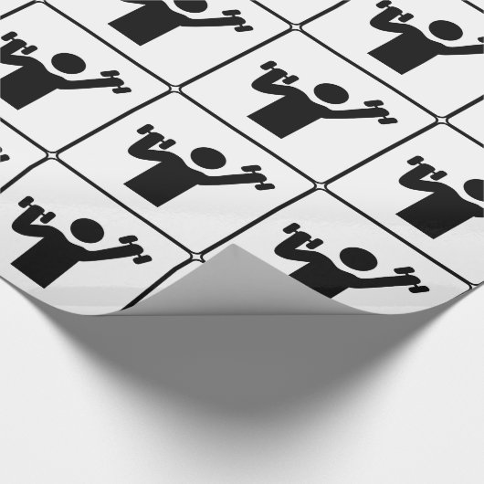 15G GYM HEALTHY ATHLETE ICON FITNESS EXCERCISE WEI CADEAUPAPIER (Hoek)