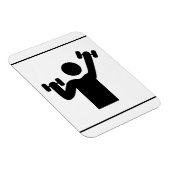 15G GYM HEALTHY ATHLETE ICON FITNESS EXCERCISE WEI MAGNEET (Rechterzijde)