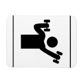 15G GYM HEALTHY ATHLETE ICON FITNESS EXCERCISE WEI MAGNEET (Horizontaal)