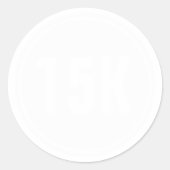 15K Marathon Ronde Sticker (Voorkant)