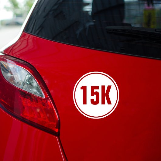 15K Marathon Ronde Sticker