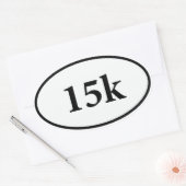 15k ovale sticker (Envelop)
