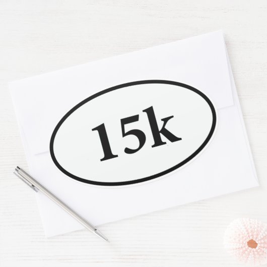 15k ovale sticker (Envelop)