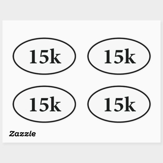 15k ovale sticker (Vel)