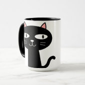 15oz aangepaste Kat Mok door Zass_it (Voorkant links)